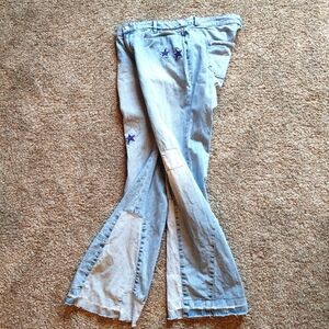 London Jeans Wide Leg Patch Size 16